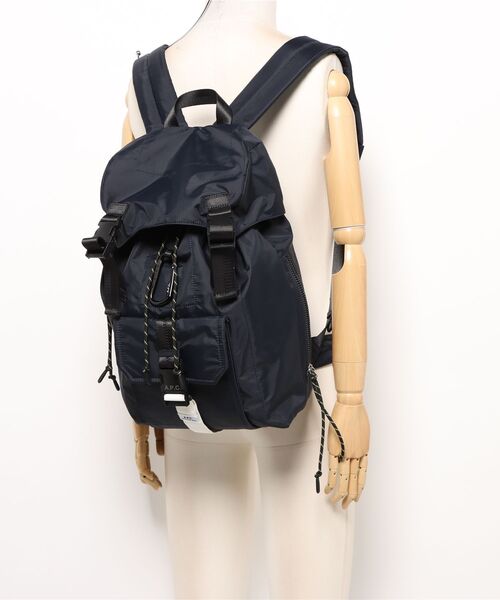 極美品 A.P.C. Treck ナイロン バックパック リュック 黒 A.P.C. | リュックサックの商品一覧 | A.P.C. | アーペーセー日本公式