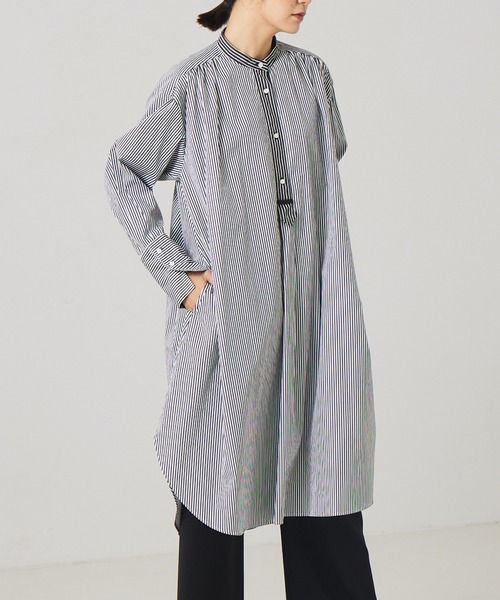 「qualite」 長袖ワンピース フリー イエロー レディース_画像3