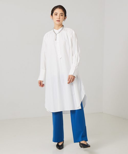 「qualite」 長袖ワンピース フリー イエロー レディース_画像6