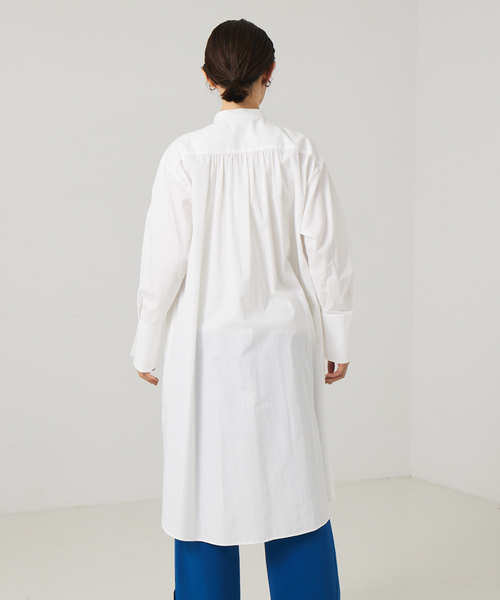 「qualite」 長袖ワンピース フリー イエロー レディース_画像8