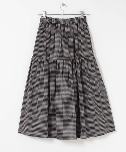 かぐれ スカート ギンガムティアードスカート : ZOZOTOWN Yahoo!店
