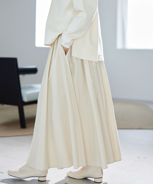 「BARNYARDSTORM」 ロングスカート FREE オフホワイト レディース_画像3