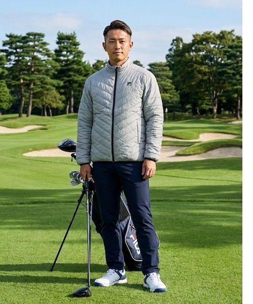 FILA GOLF ブルゾン アウター 「FILA GOLF:フィラゴルフ」中綿ブルゾン