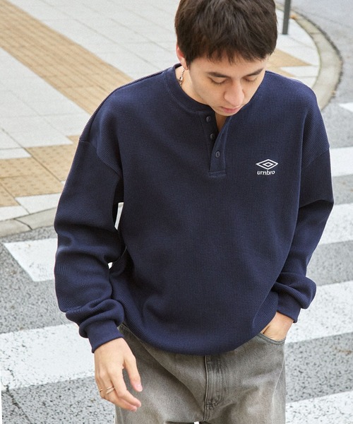umbro（アンブロ） トレーナー スウェット 別注 ワンポイントロゴ刺繍