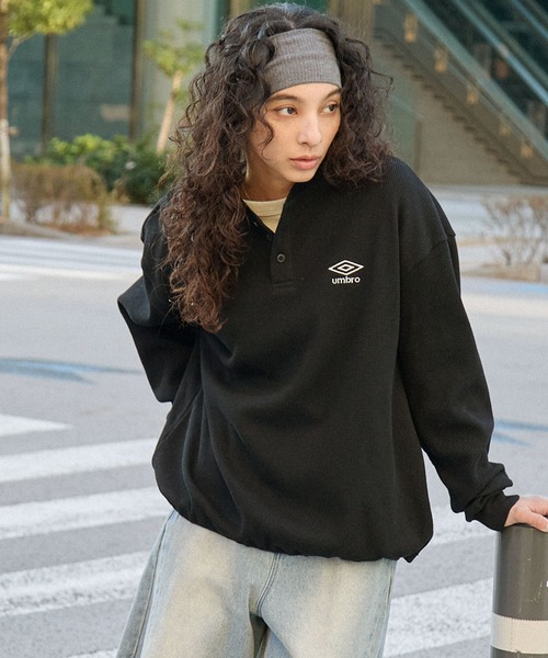 umbro（アンブロ） トレーナー スウェット 別注 ワンポイントロゴ刺繍