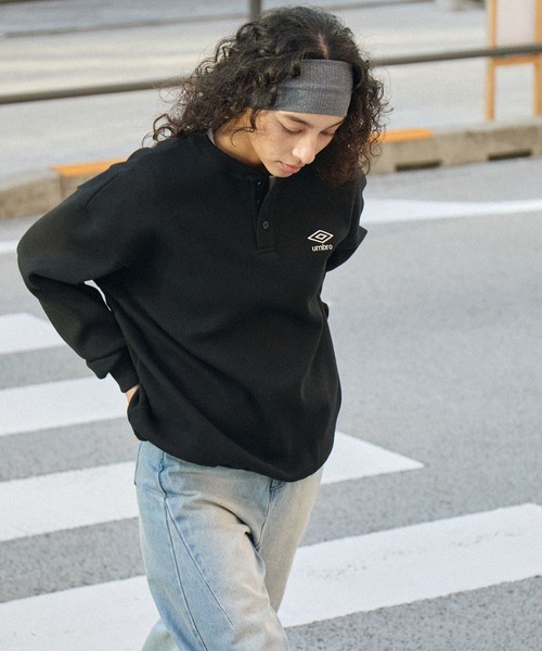 umbro（アンブロ） トレーナー スウェット 別注 ワンポイントロゴ刺繍