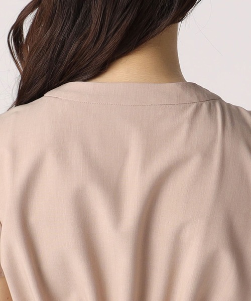 「LAISSE PASSE」 「Debut de Fiore」半袖ワンピース MEDIUM ネイビー レディースの画像