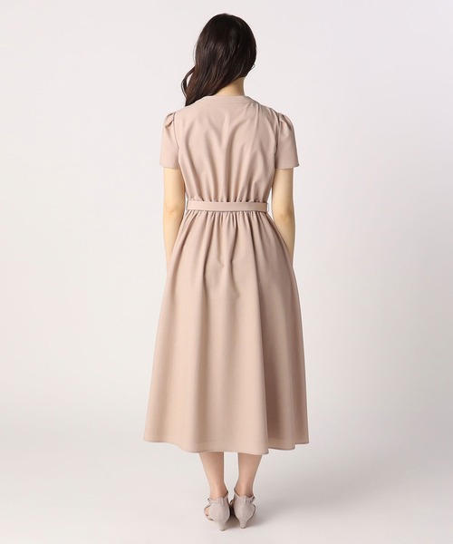 「LAISSE PASSE」 「Debut de Fiore」半袖ワンピース MEDIUM ネイビー レディースの画像