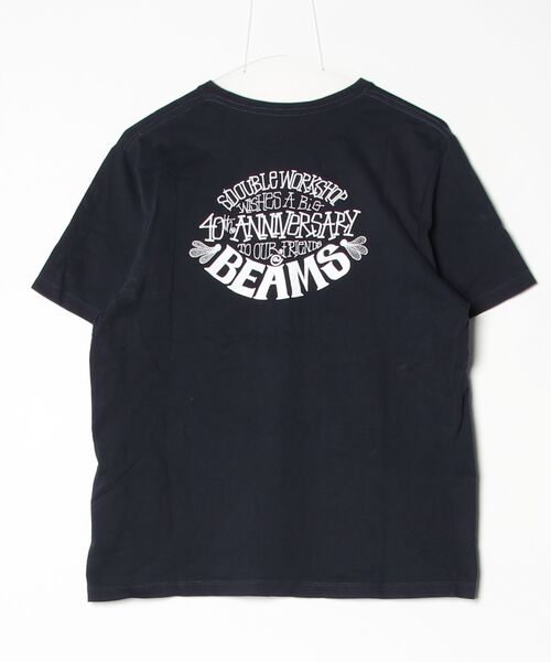 「S/DOUBLE 」 半袖Tシャツ M ネイビー メンズ_画像2