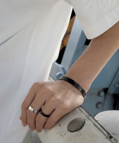 SBG by 7JEWELRY アレルギー対応 バングル SBG ハンマートーンバングル