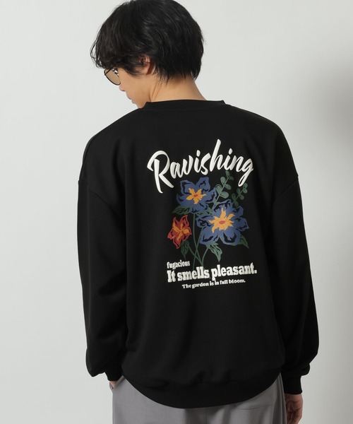 LAKOLE（ラコレ） トレーナー スウェット バックグラフィックアソート