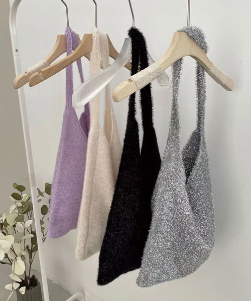 「CORNERS」 トートバッグ FREE シルバー レディース_画像2