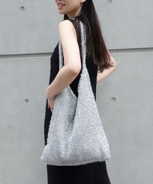 「CORNERS」 トートバッグ FREE シルバー レディース_画像9