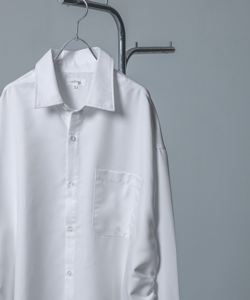 「Nilway」 長袖シャツ MEDIUM チャコール メンズ_画像2