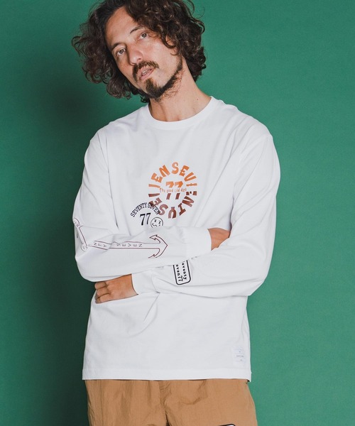 seventy seven tシャツ mlt5540-middle onz L-S fine t-shirt (old 