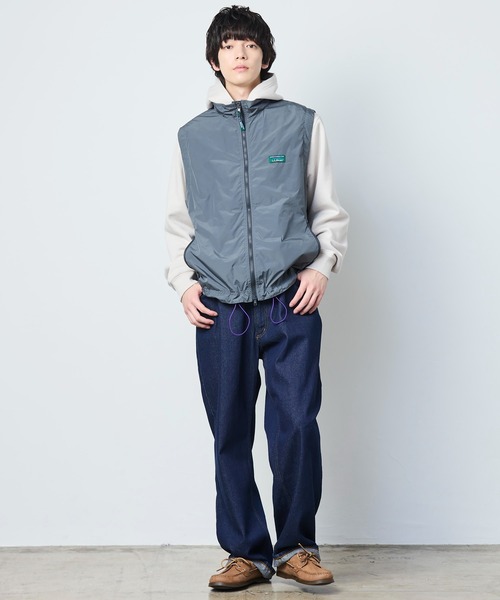 希少美品★エルエルビーン ベスト ターコイズ Mサイズ L.L.Bean（エルエルビーン） ダウンベスト ベスト ビーンズ・トレイル