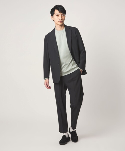 tシャツ L/A ポンチ ビズ クルーネック カットソー -抗菌- メンズの画像