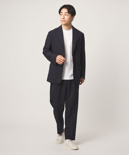 tシャツ L/A ポンチ ビズ クルーネック カットソー -抗菌- メンズの画像