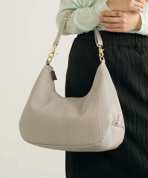 U.S. POLO ASSN.（ユーエスポロアッスン） 2WAYバッグ FREE ベージュ 