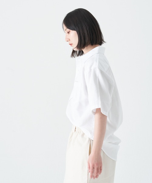 「CORISCO」 半袖シャツ MEDIUM ホワイト メンズ_画像5