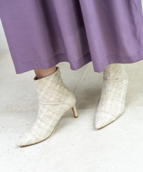 「Launa lea」 ショートブーツ 23.0cm ブラック レディース_画像6