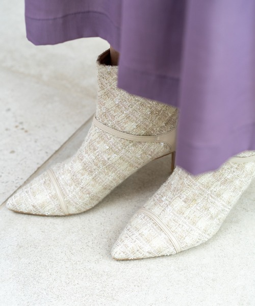 「Launa lea」 ショートブーツ 23.0cm ブラック レディース_画像8
