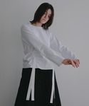 tシャツ SIDE RIBBON CUT TO...の詳細画像4