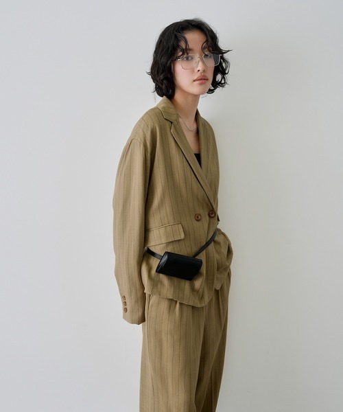 NOGLE ジャケット テーラードジャケット 「NOGLE/ノグル」ストライプ