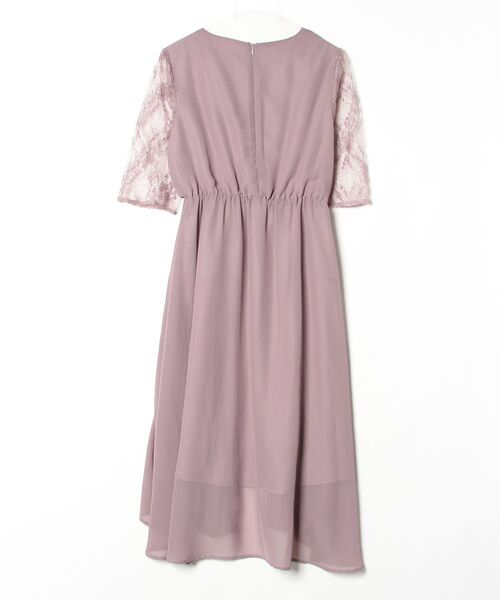 「PREFERIR」 7分袖ワンピース X-LARGE グレー レディース_画像2