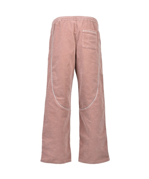 BREATH パンツ SCRIPT LOGO PIPING CORDUROY TRACK PANTS メンズ 