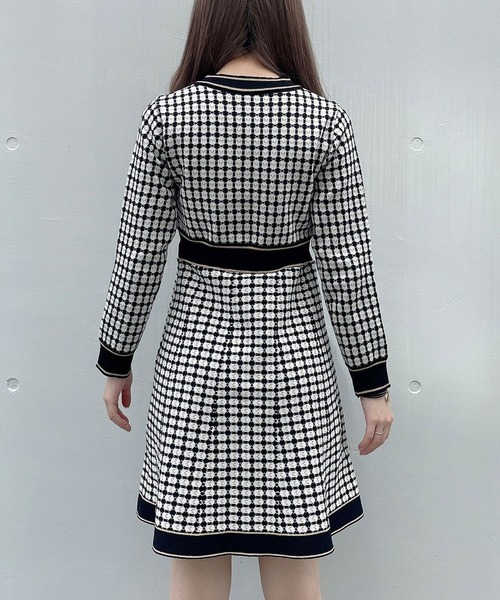「titty&Co. PETIT」 ニットワンピース MEDIUM ブラック レディース_画像8