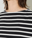 tシャツ 半袖 限定展開 ボートネック バスク...の詳細画像4