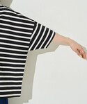 tシャツ 半袖 限定展開 ボートネック バスク...の詳細画像2