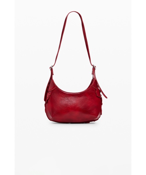 Desigual（デシグアル） ハンドバッグ 立体フラワーモチーフ レッド 