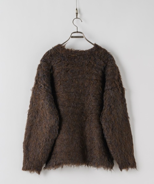「Casper John」 ニットカーディガン MEDIUM ブルー メンズ_画像6