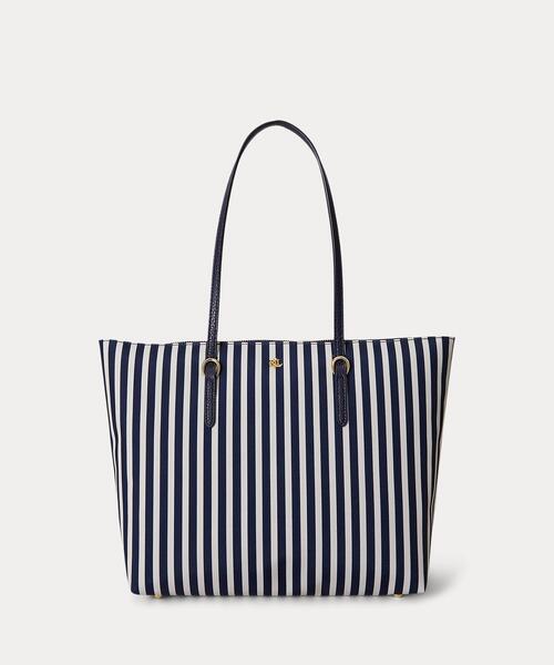 LAUREN RALPH LAUREN トートバッグ ブルー タッセル付き LAUREN RALPH LAUREN（ローレン ラルフローレン） トートバッグ
