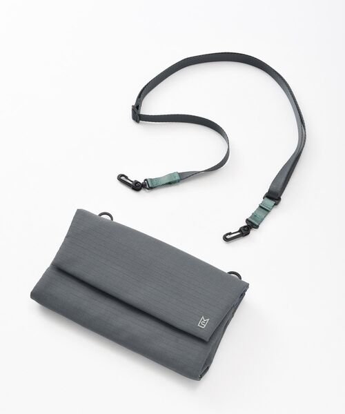 「TRAVEL SHOP MILESTO」 ショルダーバッグ フリ- ダークグレー レディース_画像8