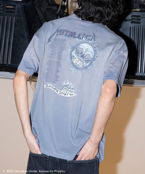 METALLICA（メタリカ） tシャツ × monkey time」プリント Tシャツ