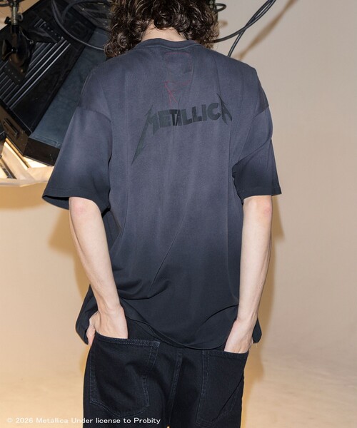 METALLICA（メタリカ） tシャツ × monkey time」プリント Tシャツ