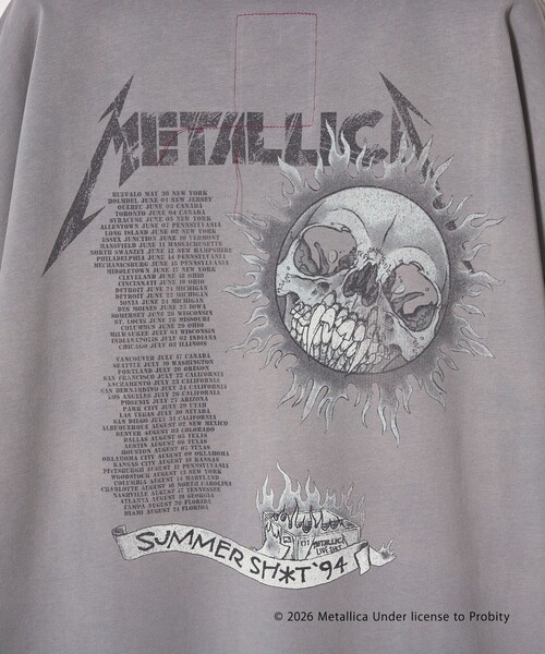METALLICA（メタリカ） tシャツ × monkey time」プリント Tシャツ