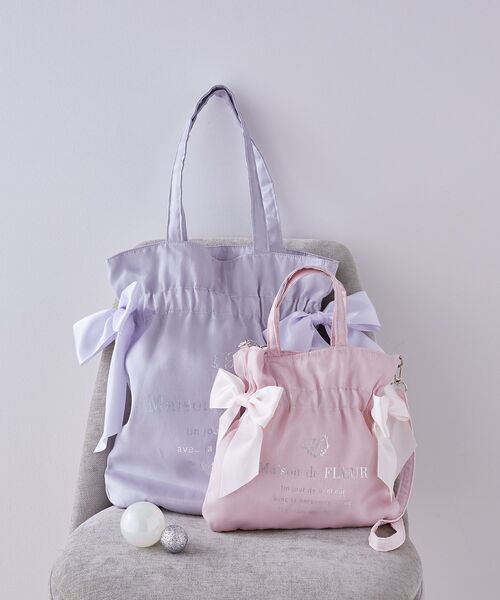 「Maison de FLEUR」 トートバッグ FREE ピンク レディース_画像3