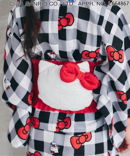 sanrio（サンリオ） 浴衣 「サンリオキャラクターズ」浴衣（帯セット