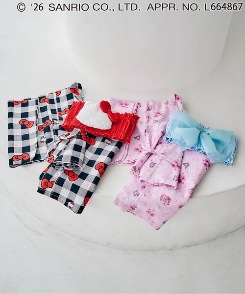 sanrio（サンリオ） 浴衣 「サンリオキャラクターズ」浴衣（帯セット