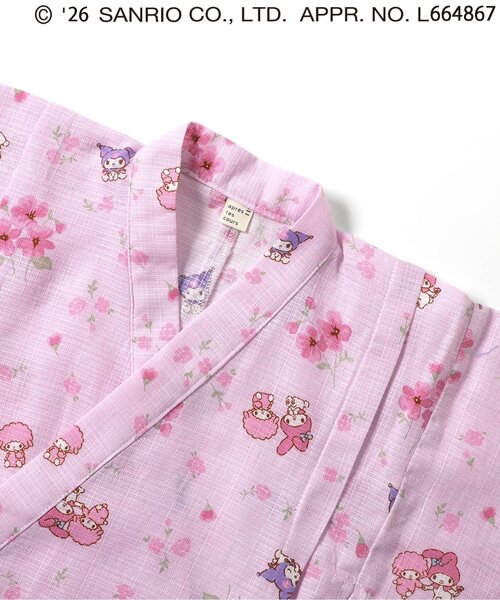 マイメロ 浴衣・帯セット 新品未使用 sanrio（サンリオ） 浴衣 「サンリオキャラクターズ」浴衣（帯セット