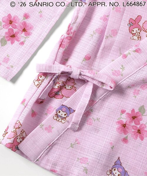 マイメロ 浴衣・帯セット 新品未使用 sanrio（サンリオ） 浴衣 「サンリオキャラクターズ」浴衣（帯セット