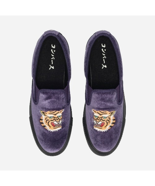CONVERSE（コンバース） スリッポン 27.5cm パープル メンズ 