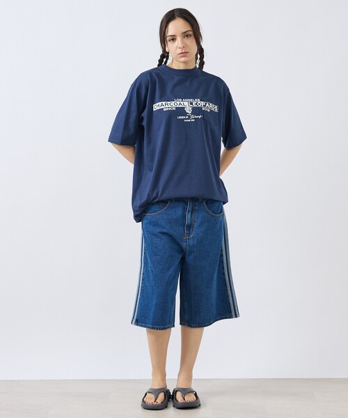 adidas（アディダス） ワイドパンツ ジーンズ 「adidas / アディダス