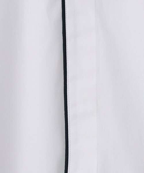 ブラウス シャツ BOURRIENNE EQUIPAGE パイピングシャツ レディースの画像