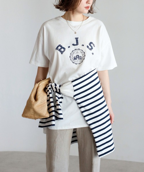 Bonjour Sagan（ボンジュールサガン） tシャツ 半袖 「汗染み防止