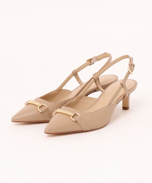 Rose Muse（ロゼミューズ） パンプス ミュール Bicolor frill ribbon